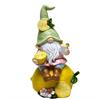 Gartenwichtel Lemon grün  aus Polyresin  13cm x 14cm x 25cm