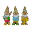 Gartenzwerg "Beach" stehend  3er assortiert  L:9.5cm B:12cm H:24cm