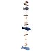 Girlande Maritim "Fisch"  Farbe: blau/hellbau  Grösse: 4.5x12.5x80cm  Material: Weide