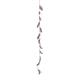 Girlande mit 12 Federn und Perlenkette,  L: 125cm,  Farbe: Rosa