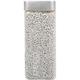 Glitter Granulat 2-3mm weiss  Flasche: eckig  Inhalt: 825gramm / 550ml  Deckel: silber