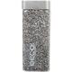 Glitter Granulat 2-3mm silber  Flasche: eckig  Inhalt: 825gramm / 550ml  Deckel: silber