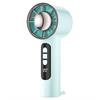 Hand Ventilator Turbo  wiederaufladbar USB  6 Stufengebläse  Farbe: Blue