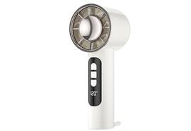 Hand Ventilator Turbo  wiederaufladbar USB  6 Stufengebläse  Farbe: Cream