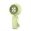 Hand Ventilator  wiederaufladbar USB  und 3 Stufengebläse  Farbe: green