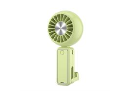Hand Ventilator  wiederaufladbar USB  und 3 Stufengebläse  Farbe: green