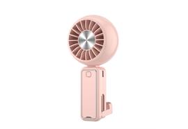 Hand Ventilator  wiederaufladbar USB  und 3 Stufengebläse  Farbe: pink