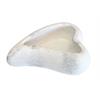 Herz weiss  aus Beton  bepflanzbar  22 x18cm