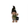 Junge mit grossem Hut - Laterne in der Hand -  LxBxH: 21x16x53cm - aus Magnesia