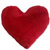 Kissen herzförmig  in Rot aus Plüsch  L:10.5cm B:50cm H:40cm