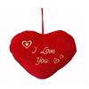 Kissen in Herzform  gestickt I LOVE YOU  Grösse: 40x45cm
