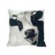 Kissen mit Kuh Motiv  mit Reisverschluss  Grösse: 40cmx40cm  Digitaldruck einseitig