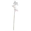 Kunstblume Orchidee  weiss  einzelner Zweig  75cm