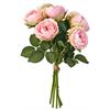 Kunstblume Rosenstrauss  rosa  L35cm