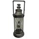Laterne aus Metall  in Grau in Industrielook  D21cm x H59cm