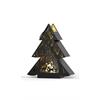 Laterne Forest Tannenbaum  aus Metall Schwarz gold