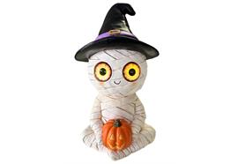 LED Deko Figur  Halloween Mumie  mit 2 LED Augen