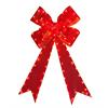LED Deko Schlaufe  rot 108 LED  35 x 65cm