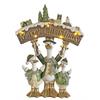 LED Dekofigur Enten  Merry Xmas  mit 5 LED