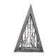LED Diorama Pyramide Holz  Hirsch Design  20 LED - H: 57.5cm  B:36.5cm T:5.9cm