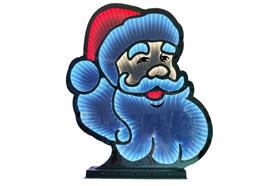 LED Figur Weihnachtsmann  Face mit Infinity Effekt  Outdoor