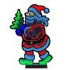 LED Figur Weihnachtsmann  mit Infinity Effekt  Outdoor