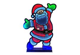 LED Figur Weihnachtsmann  mit Infinity Effekt  Outdoor