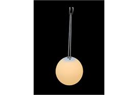 LED Hängelampe  Outdoor weiss D12cm  6 LED warm weiss  3000 Kelvin, 80lm, 4W