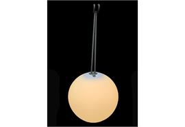 LED Hängelampe  Outdoor weiss D20cm  8 LED warm weiss  3000 Kelvin, 80lm, 4W