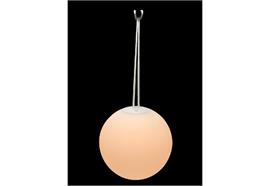 LED Hängelampe  Outdoor weiss D20cm  8 LED warm weiss  3000 Kelvin, 80lm, 4W