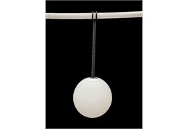 LED Hängelampe  Outdoor weiss D20cm  8 LED warm weiss  3000 Kelvin, 80lm, 4W