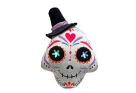 LED Halloween  Totenkopf Mann  mit Zylinder