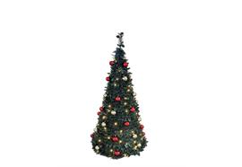 LED künstlicher Tannenbaum grün  Pop-up-tree Höhe 90cm  mit 50 LED  D:38cm