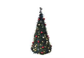 LED künstlicher Tannenbaum grün  Pop-up-tree Höhe120cm  mit 80 LED  D: 53cm