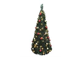 LED künstlicher Tannenbaum grün  Pop-up-tree Höhe150cm  mit 100 LED  D:63.5cm