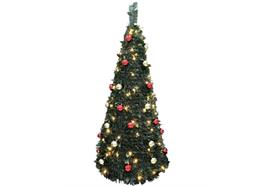 LED künstlicher Tannenbaum grün  Pop-up-tree Höhe180cm  mit 150 LED  D:71cm