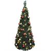 LED künstlicher Tannenbaum grün  Pop-up-tree Höhe90cm  mit 50 LED  D:38cm