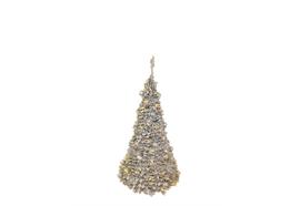LED künstlicher Tannenbaum Schnee  Pop-up-tree Höhe 90cm  mit 50 LED  D:38cm