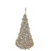 LED künstlicher Tannenbaum Schnee  Pop-up-tree Höhe120cm  mit 80 LED  D: 53cm