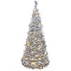 LED künstlicher Tannenbaum Schnee  Pop-up-tree Höhe180cm  mit 150 LED  D:71cm