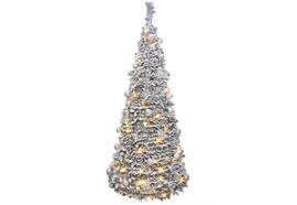 LED künstlicher Tannenbaum Schnee  Pop-up-tree Höhe180cm  mit 150 LED  D:71cm