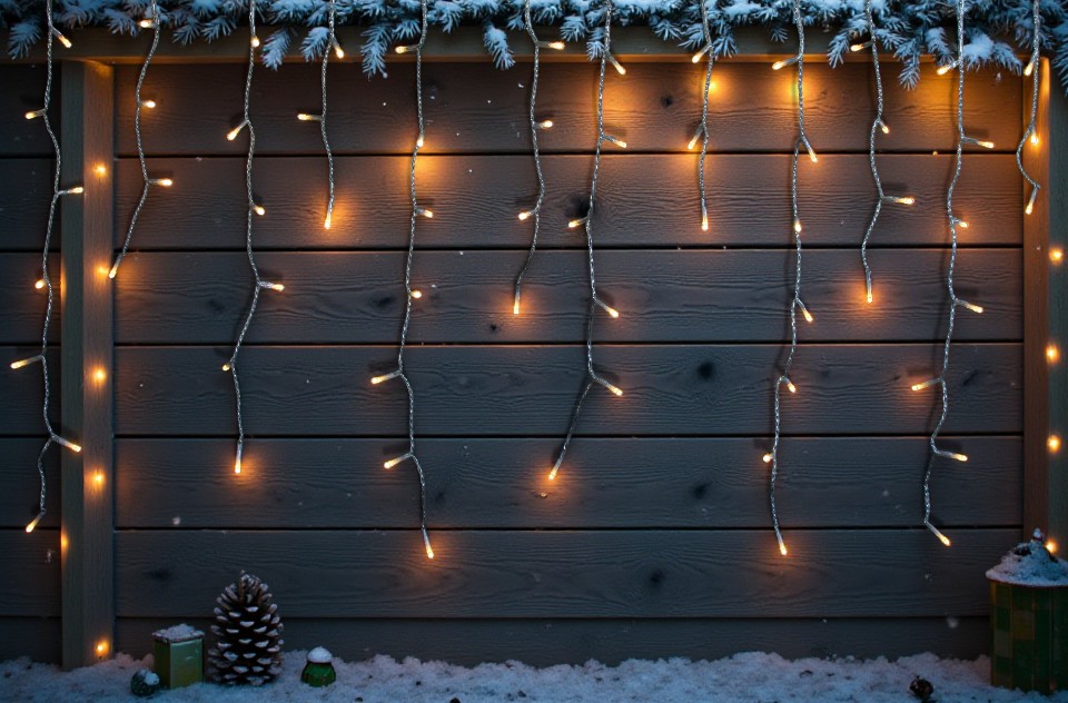 LED Lichtervorhang Outdoor 