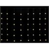 LED Lichtervorhang Outdoor  mit Sternen 100 LED  B: 225cm H: 200cm  Warm weisses Licht