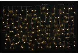 LED Lichtervorhang Outdoor  mit 16 Strängen  Total 160 LED  B:160cm H:100cm