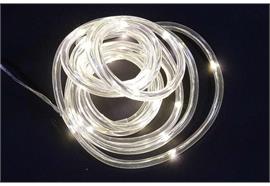 LED Lichtschlauch 50 LED  Warm weisses Licht  D: 05. x L: 397.5cm - silber Draht