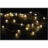 LED Micro Draht Lichterkette  mit Sternen 30 LED  L: 70cm  silber Draht