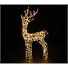 LED Rentier Outdoor  aus Metall mit 600LED  Micro LED Lichterkette  aus Metalldraht