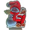 LED Schneemann  mit Infinity Effekt  und Bild Design  mit 492 LED