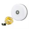 LED Solar Camping Lichterkette  zum Aufrollen 10m  36 + 100 warm weisse LED