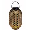 LED Solar Laterne  aus Metall  D:18 x H:30cm